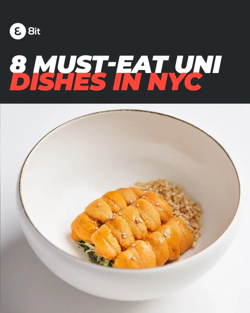 8 Must-Eat Uni Dishes in NYC | 8it