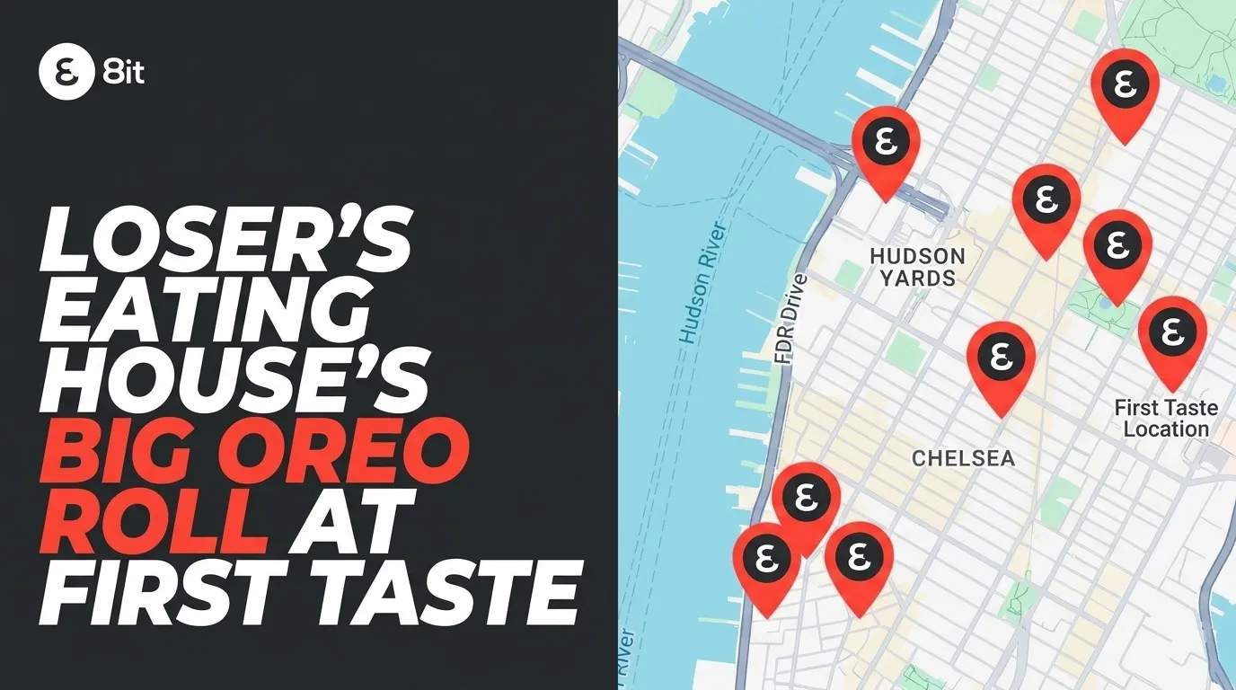 Loser’s Eating House’s Big Oreo Roll at First Taste